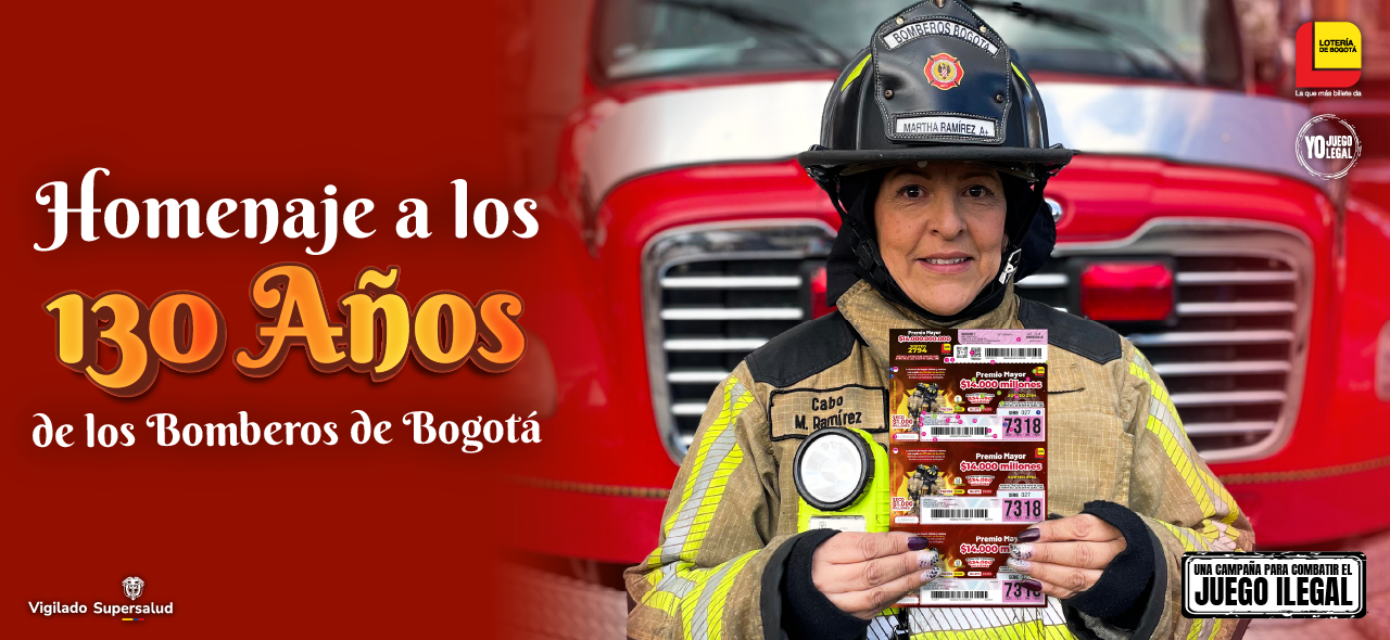 Homenaje a los 130 años de los bomberos de Bogotá