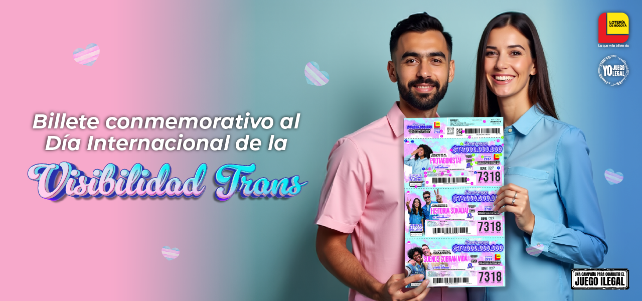 Billete conmemorativo al Día Internacional de la Visibilidad Trans