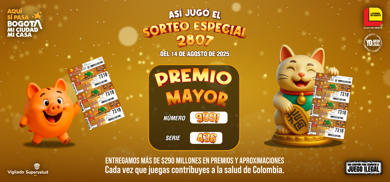 Resultados Sorteo 2807