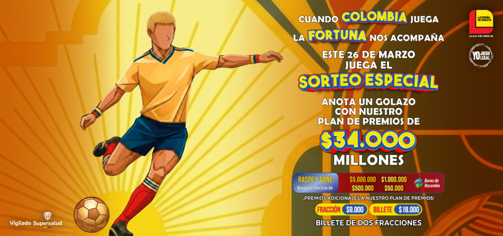 ¡Ponte la 10 con el Sorteo Especial 2839 de la Lotería de Bogotá!