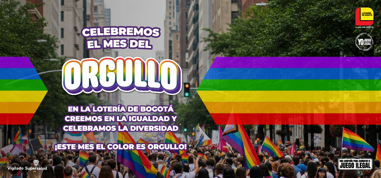 La Lotería de Bogotá conmemora el Día del Orgullo