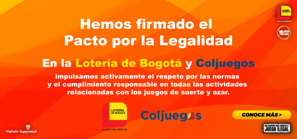 La Lotería de Bogotá y Coljuegos firman pacto por la legalidad