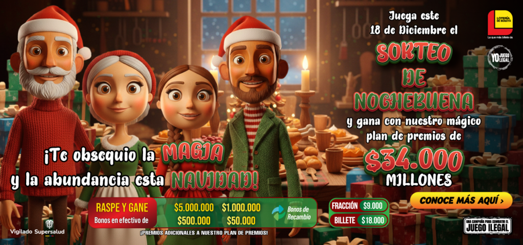 Sorteo Especial de Nochebuena 2825.