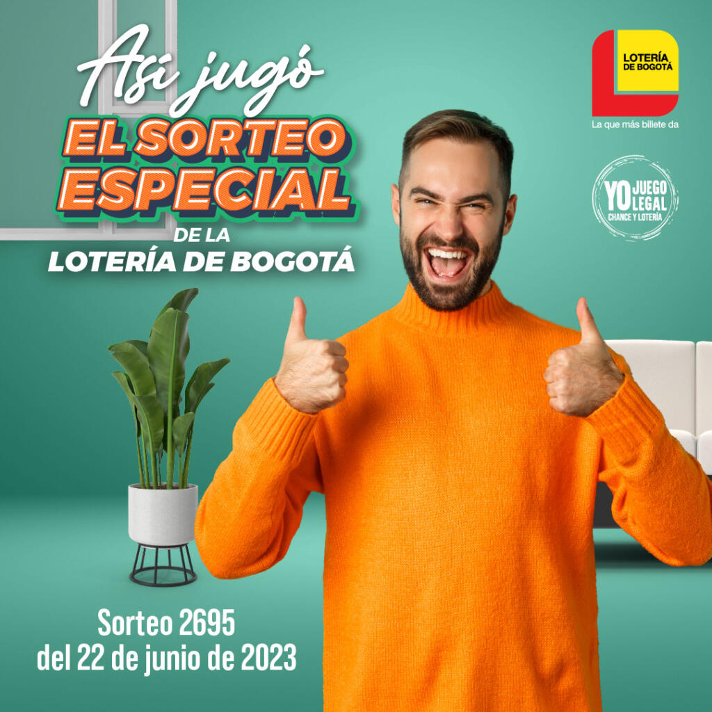 Resultados Sorteo 2695 Del 22 De Junio De La Lotería De Bogotá