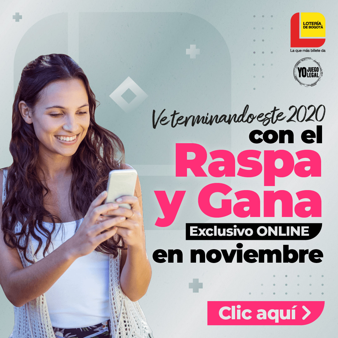 Raspa y gana online - Loteria de Bogota
