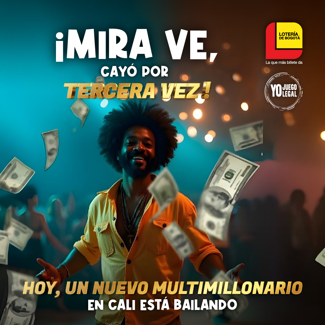 cayó el premio mayor de la Lotería de Bogotá