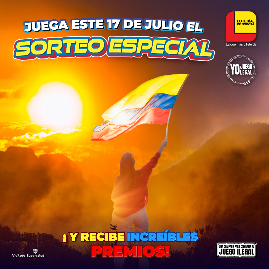 Celebra la Independencia con la Lotería de Bogotá