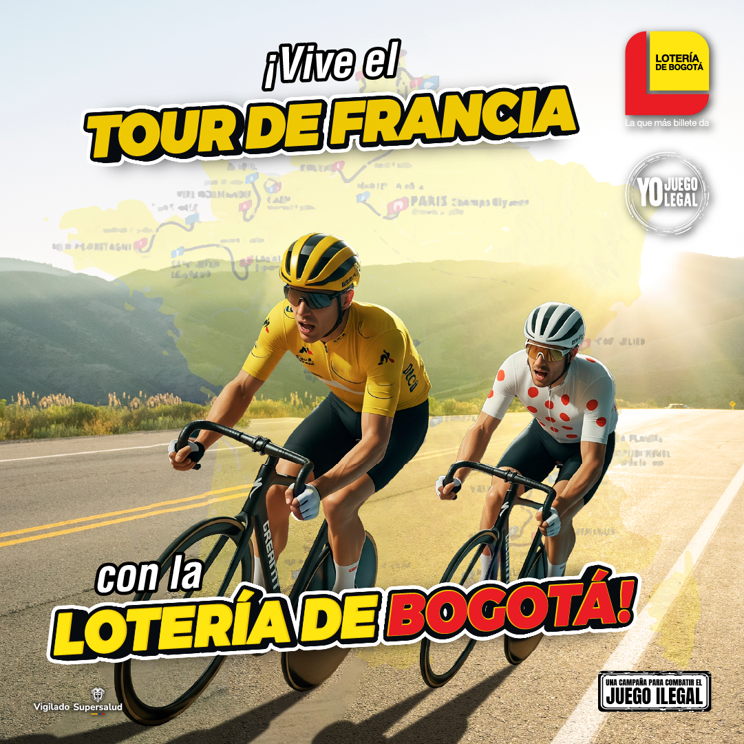 ¡Vive la emoción del Tour de Francia con la Lotería de Bogotá!