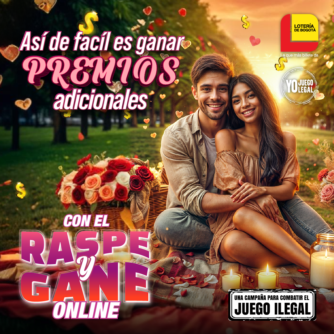 RASPE Y GANE ONLINE DE LA LOTERÍA DE BOGOTÁ.